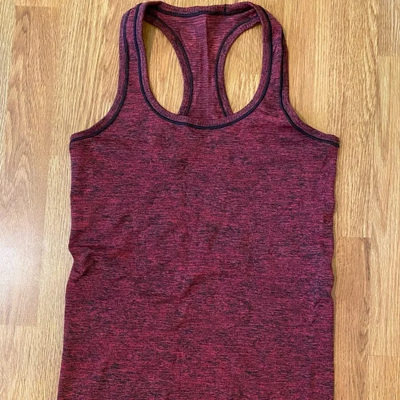 Lululemon Swiftly Tech Racerback Tank Top fuchsia/pink/black - Picture 4 of 7